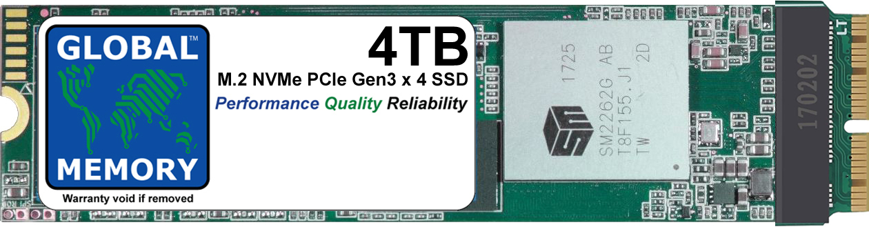 4TB M.2 PCIe Gen3 x4 NVMe SSD FOR IMAC (MID 2017 - EARLY 2019)